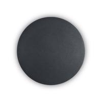 LED Nástěnné svítidlo Ideal Lux Cover AP1 Round Big Nero 195759 11W 1112lm 20cm kulaté černé