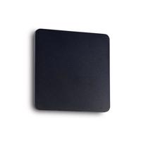 LED Nástěnné svítidlo Ideal Lux Cover AP1 Square Big Nero 195773 11W 1112lm 20cm hranaté černé