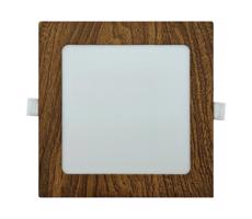 LED Podhledové svítidlo SQUARE LED/12W/230V 4200K 16,8x16,8 cm hnědá