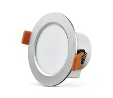 LED Podhledové svítidlo VENUS LED/7W/230V stříbrná kulaté