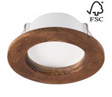 LED Podhledové svítidlo WOODY SPOT LED/5,5W/230V 4000K třešeň ø 10 cm