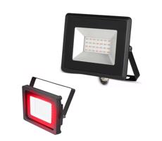 LED Reflektor LED/20W/230V IP65 červené světlo