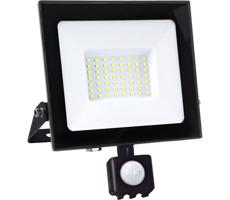 LED Reflektor se senzorem LED/50W/230V 6500K IP44 černá