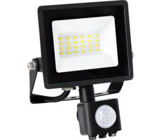 LED Reflektor se senzorem MHC LED/20W/230V IP44 6500K černá