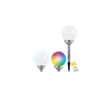 LED RGB Solární lampa BALL LED/0,2W/AA 1,2V/600mAh IP44