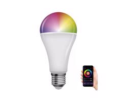 LED RGB Stmívatelná žárovka GoSmart A65 E27/14W/230V 2700-6500K Tuya