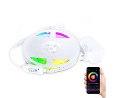 LED RGB Stmívatelný pásek LED/24W/230V 5m 3000-6000K Wi-Fi Tuya