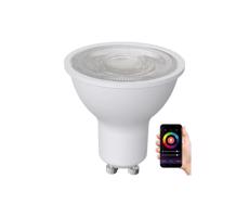 LED RGBW Stmívatelná žárovka GU10/4,5W/230V 2700-6500K Wi-Fi Tuya