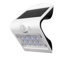 LED Solární nástěnné svítidlo se senzorem LED/1.5W/3,7V IP65 bílá