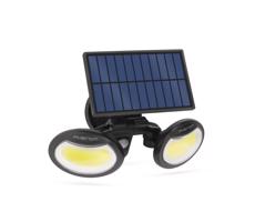 LED Solární reflektor se senzorem 2xLED/4W/5V IP65