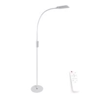 LED Stmívatelná stojací lampa LED/9W/230V bílá + dálkové ovládání