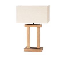 - LED Stmívatelná stolní lampa HAKON 1xE27/40W+ 2xLED/7,5W/230V dub