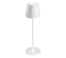 LED Stmívatelná venkovní stolní lampa LED/4W/4000 mAh 3000/4000/5500K IP44 bílá