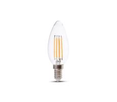 LED Stmívatelná žárovka FILAMENT E14/4W/230V 3000K