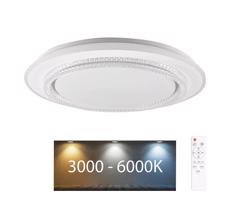 LED Stmívatelné koupelnové stropní svítidlo ADELA LED/72W/230V IP44 + DO