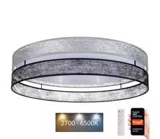 LED Stmívatelné stropní svítidlo LIMA LED/36W/230V Wi-Fi Tuya + DO černá/stříbrá