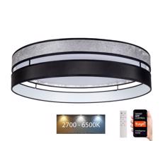 LED Stmívatelné stropní svítidlo LIMA LED/36W/230V Wi-Fi Tuya+ DO černá/stříbrná