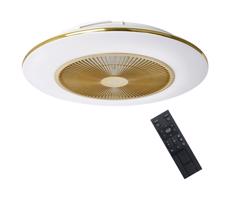 LED Stmívatelné stropní svítidlo s látorem ARIA LED/38W/230V zlatá + DO