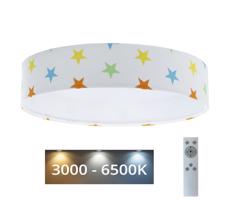 LED Stmívatelné svítidlo GALAXY KIDS LED/24W/230V hvězdičky pestrobarevná + DO