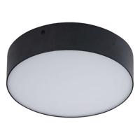 LED Stropní a nástěnné svítidlo AZzardo Monza R 22 black 3000K AZ2263 20W 1680lm 3000K IP20 22cm černé