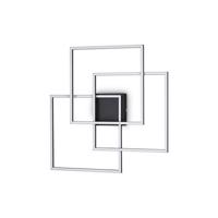 LED Stropní a nástěnné svítidlo Ideal Lux FRAME PL QUADRATO NERO 270678 35W 3200lm 3000K IP20 59cm černé