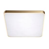 LED Stropní přisazené svítidlo AZzardo Quadro 50 LED CCT gold AZ2760 60W 5600lm 3000K-6500K IP20 zlaté stmívatelné s dálkovým ovladačem Studená bílá