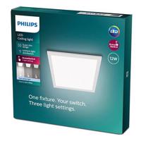 LED Stropní přisazený panel Philips Superslim Touch CL560 8719514326668 12W 1200lm 4000K IP20 30cm bílý, 3-krokové stmívání