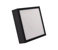 LED Stropní svítidlo LED/12,5W/230V 3000/3500/4000K 17x17 cm černá