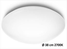 LED Stropní svítidlo Philips Suede 31802/31/EO bílé 2700K 38cm