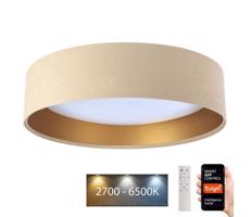 LED Stropní svítidlo SMART GALAXY LED/36W/230V Wi-Fi Tuya béžová/zlatá + DO