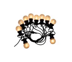 LED Venkovní řetěz STRING 5m 10xLED/0,4W/24/230V 3000K IP44