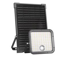 LED Venkovní solární reflektor se senzorem LED/30W/6,4V IP65 3000/4000K