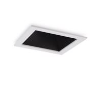 LED Zápustné bodové svítidlo Ideal Lux Game Square White Black 192352 11W 850lm 3000K IP20 hranaté bílo-černé