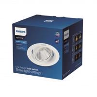 LED Zápustné svítidlo Philips Pomeron SceneSwitch 59556 7W 450lm bílé stmívatelné 4000K