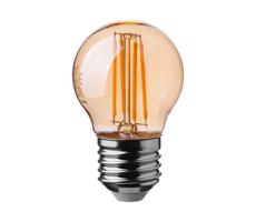 LED Žárovka FILAMENT AMBER G45 E27/4W/230V 2200K