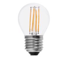 LED Žárovka FILAMENT G45 E27/6W/230V 6500K