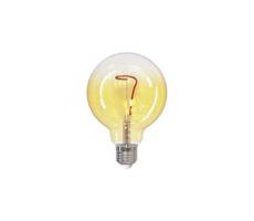 LED Žárovka FILAMENT SHAPE G95 E27/4W/230V 1800K žlutá