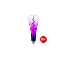 LED Žárovka FILAMENT SHAPE T110 E27/5W/230V 1800K fialová