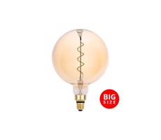 LED Žárovka FILAMENT SPIRAL VINTAGE G200 E27/4W/230V 2000K