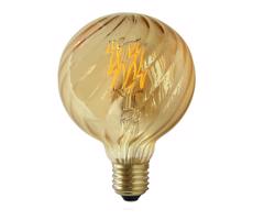 LED Žárovka VINTAGE AMBER G95 E27/4W/230V 2700K