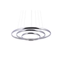 LED Závěsné svítidlo AZzardo Brighton 3 AZ1609 55W 3300lm 3000K IP20 80cm chromové