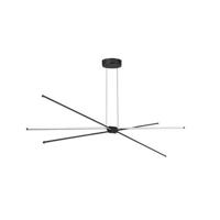 LED Závěsné svítidlo AZzardo Jax pendant black AZ3135 33W 1600lm 3000K IP20 132cm černé