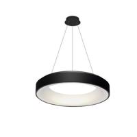 LED Závěsné svítidlo AZzardo Sovana Pendant 45 CCT black Dimm AZ3437 40W 2200lm 2700-6500K IP20 45cm stmívatelné černé