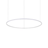 LED Závěsné svítidlo Ideal Lux HULAHOOP SP D100 258751 50W 5000lm 3000K IP20 100,5cm bílé