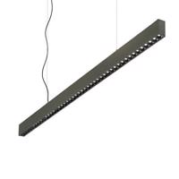 LED Závěsné svítidlo Ideal Lux OFFICE SP 3000K BK 271187 30W 2800lm 3000K IP20 120cm černé