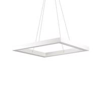 LED Závěsné svítidlo Ideal Lux Oracle D60 Square Bianco 245683 39W 2500lm IP20 60cm hranaté bílé