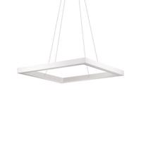 LED Závěsné svítidlo Ideal Lux Oracle D70 Square Bianco 245706 43W 2800lm IP20 70cm hranaté bílé