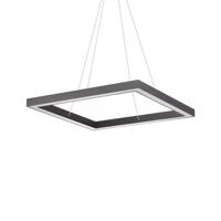 LED Závěsné svítidlo Ideal Lux Oracle D70 Square Nero 245713 43W 2800lm IP20 70cm hranaté černé