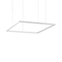 LED Závěsné svítidlo Ideal Lux ORACLE SLIM D70 SQUARE WH 3000K 259178 41W 3300lm 3000K IP20 70cm hranaté bílé