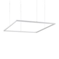 LED Závěsné svítidlo Ideal Lux ORACLE SLIM D90 SQUARE WH 3000K 259192 51W 4100lm 3000K IP20 85cm hranaté bílé